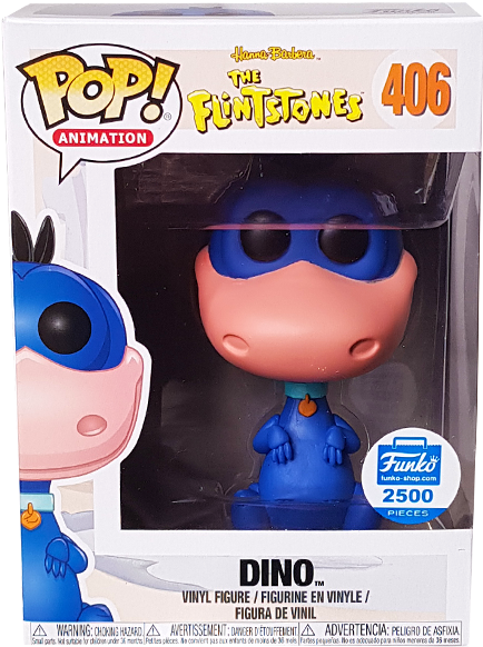 Dino Funko Shop Exclusive Pop Vinyl Figures Bundle - Funko Pop Dino Flintstones (600x600), Png Download