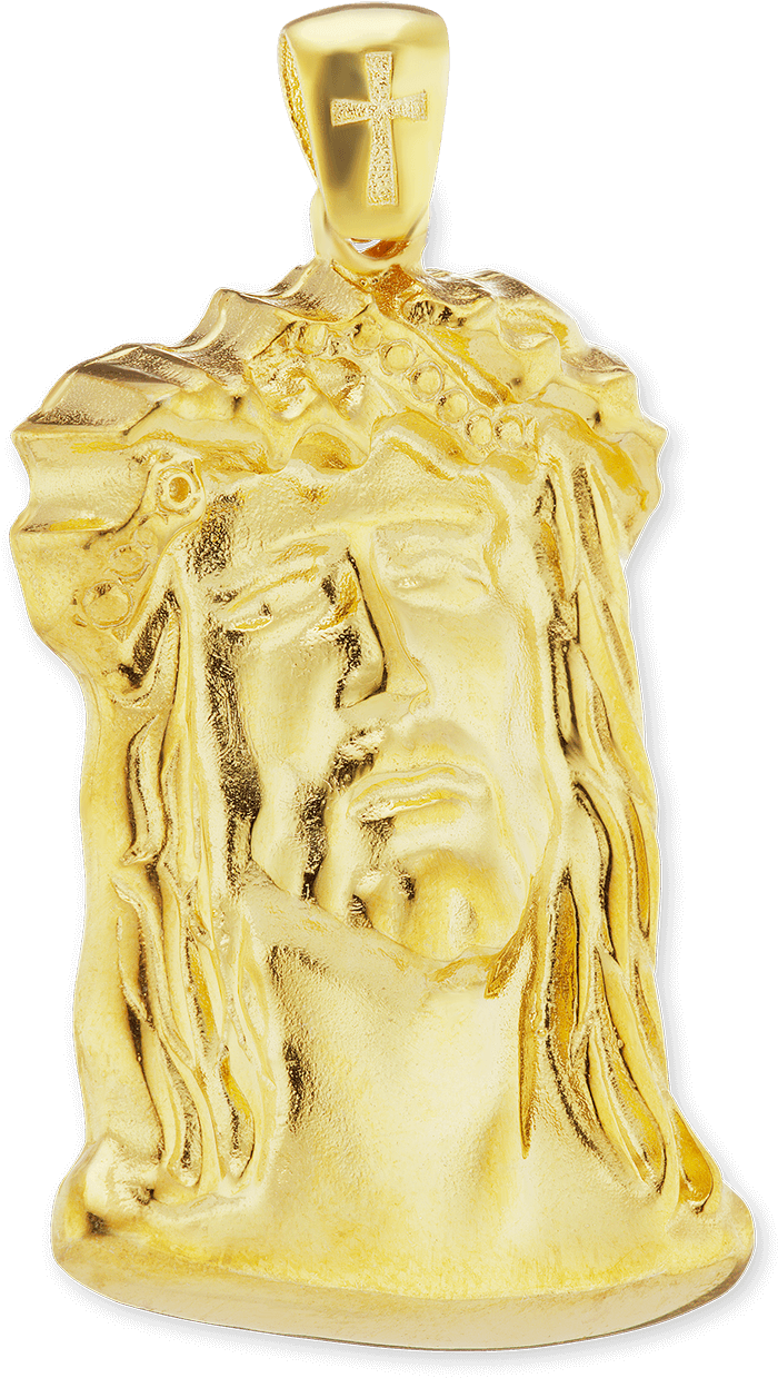 Sterling Silver Face Of Jesus Pendant - Locket (1500x1500), Png Download