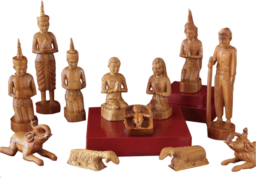 By Cambodia Job Foundation - Figurine (1000x1000), Png Download