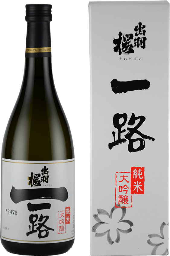 Dewazakura Ichiro - Dewazakura Sake (800x870), Png Download