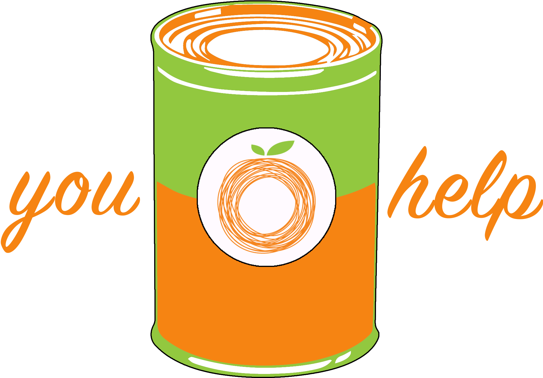 Food For Thought Is Introducing Their “you Can Help” (2608x1846), Png Download