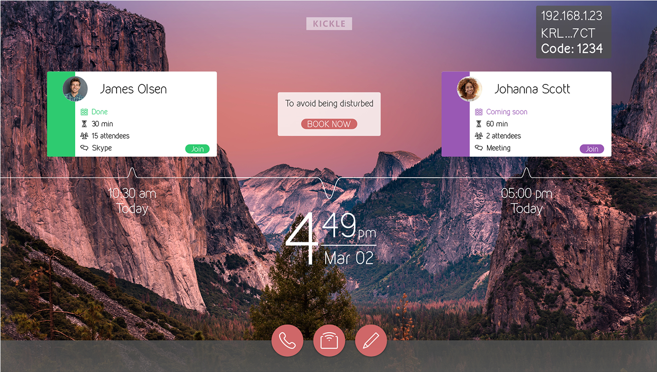 Collaborative Video Conferencing Made Simple* - Kickle (1644x1154), Png Download
