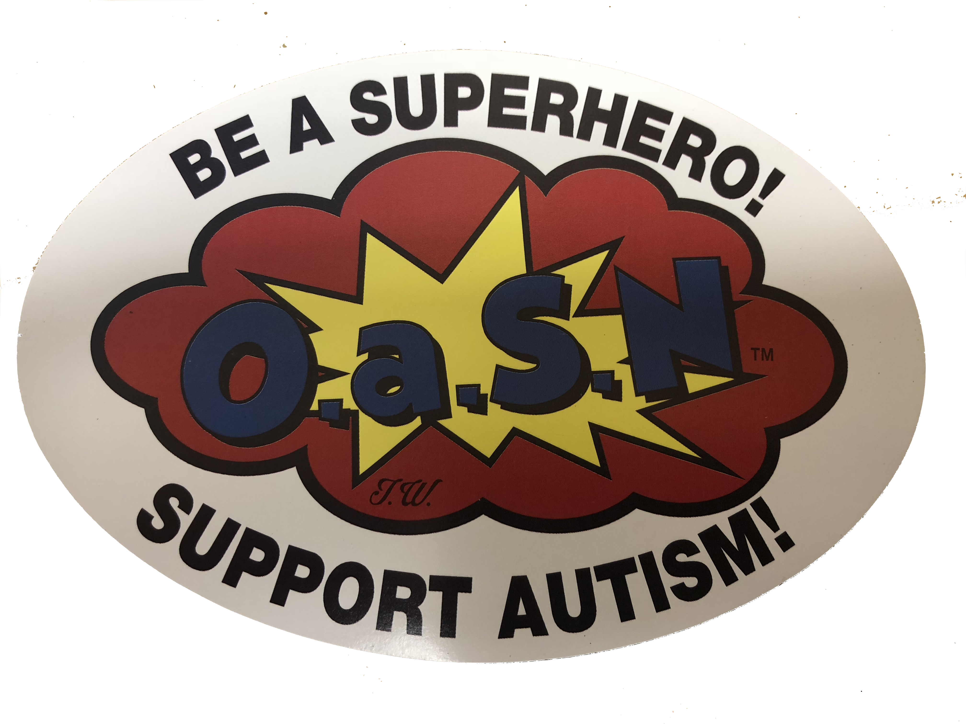 Be A Superhero Support Autism Magnets - Label (4032x3024), Png Download