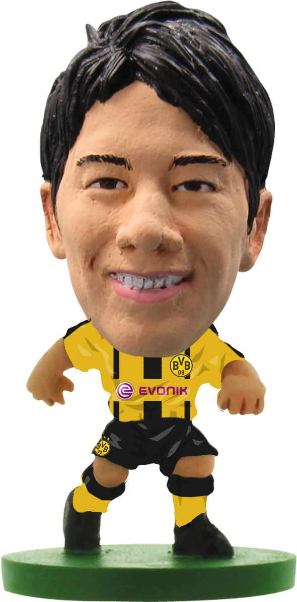 Borussia Dortmund Shinji Kagawa - Soccerstarz Borussia Dortmund (907x1304), Png Download
