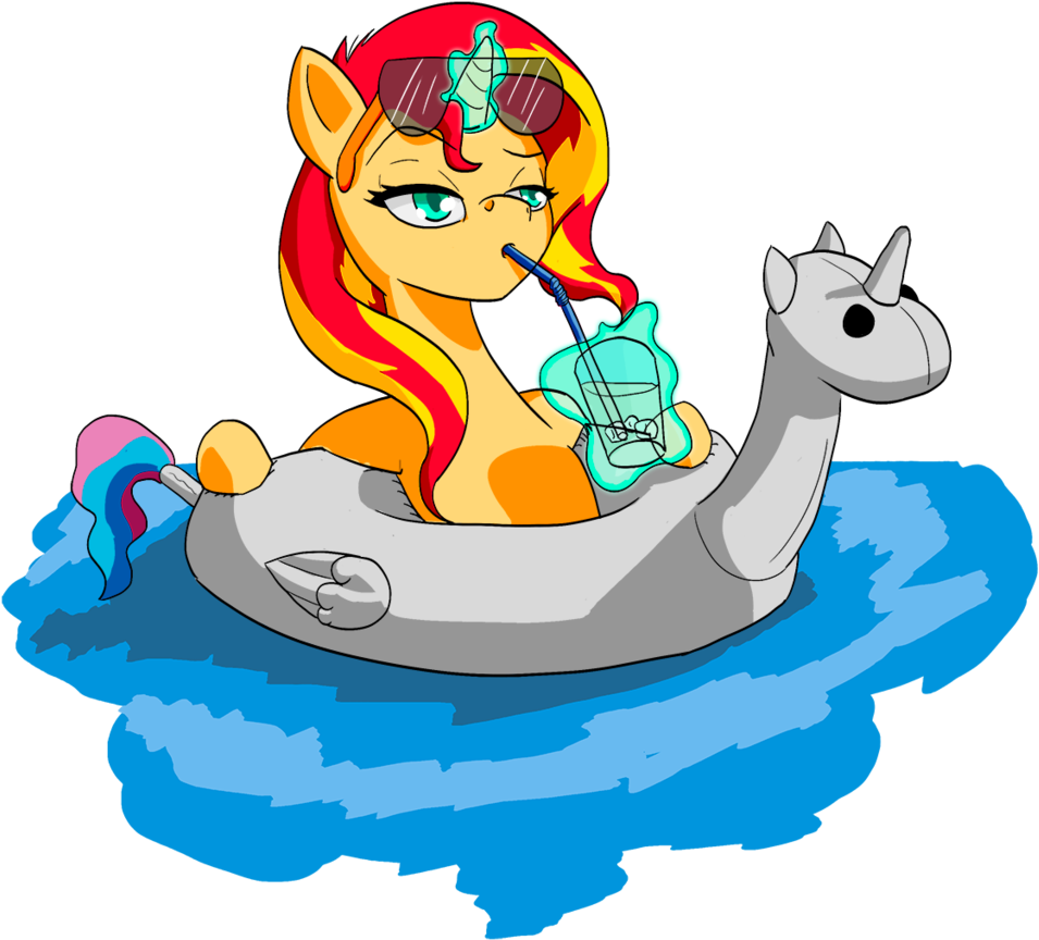 Artist Alloco Floaty Inflatable Tube Like - Cartoon (1024x1024), Png Download