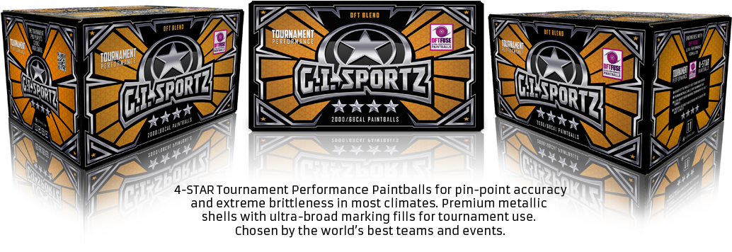 Bag Of 500 Field Paintballs - Gi Sportz Paintball Ball (1100x400), Png Download