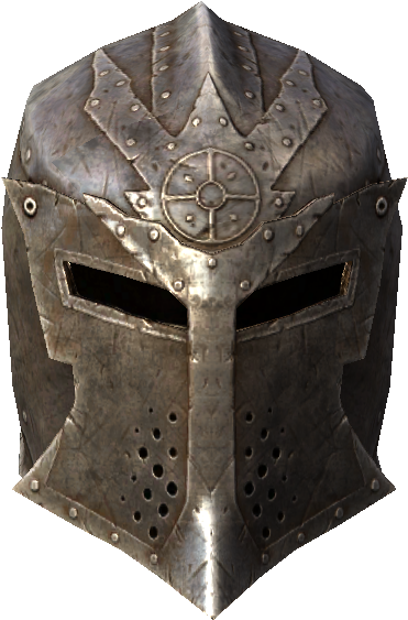 Skyrim Elmo Dawnguard Pepakura (585x585), Png Download