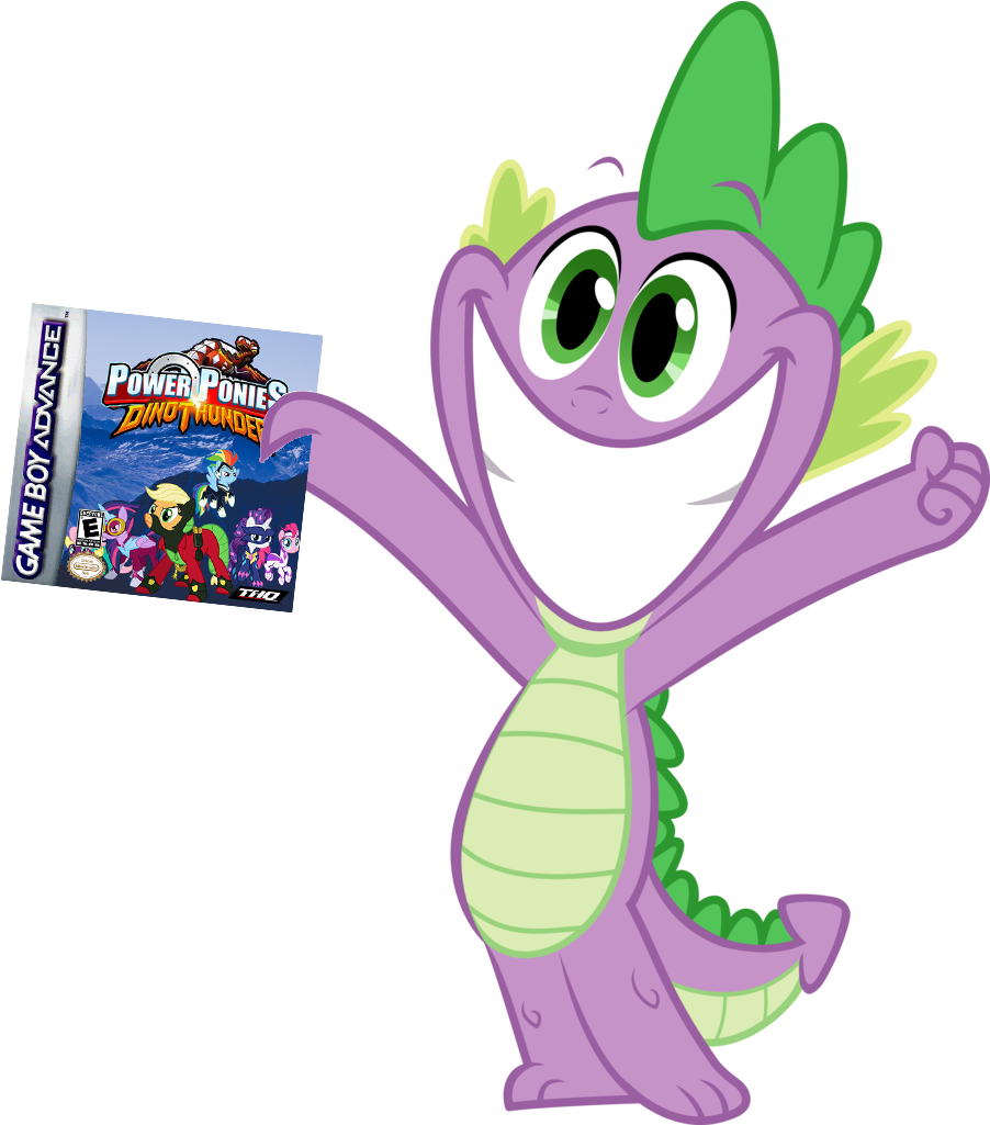 Box, Cute, Edit, Excited, Faic, Gameboy Advance, Power - Mlp Spike Smile (1057x1024), Png Download