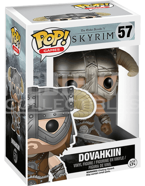 Skyrim Dovahkiin Pop Figure - Pop Skyrim (593x593), Png Download