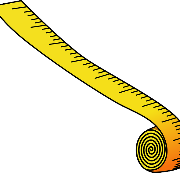 How To Scale Pepakura - Measure Clipart (590x568), Png Download