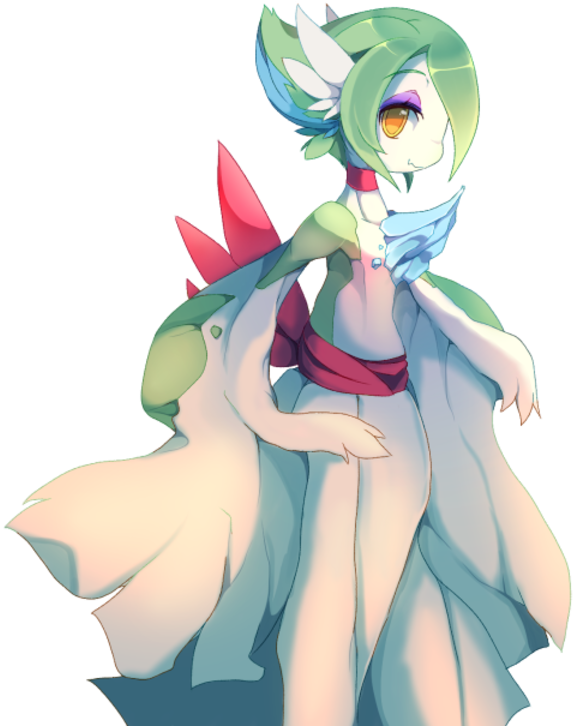 Pokefusion / Pokemon Fusion - Pretty Pokemon Fusion Gardevoir (600x725), Png Download