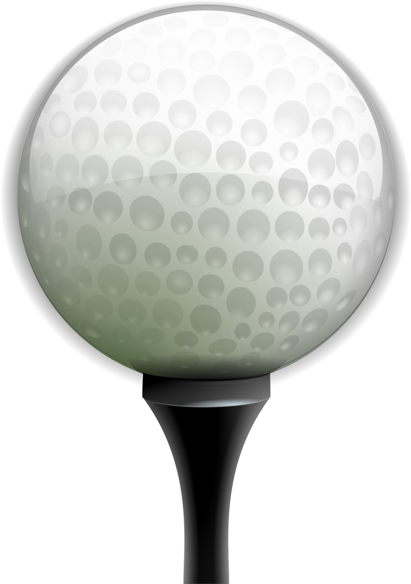 Open - Golf Ball And Tee Icon (2000x2000), Png Download