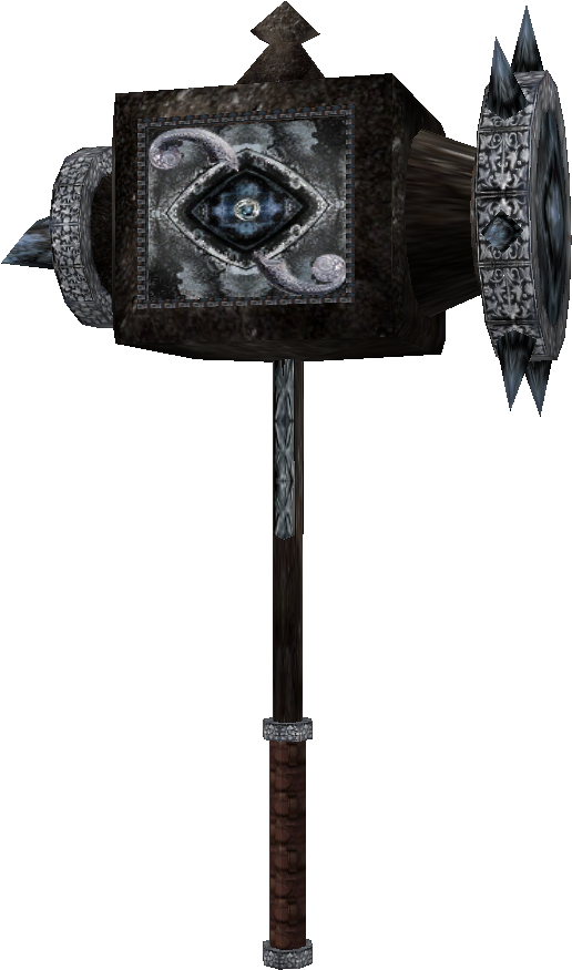 Stendarr's Hammer - Stendarr's Hammer Skyrim (580x954), Png Download