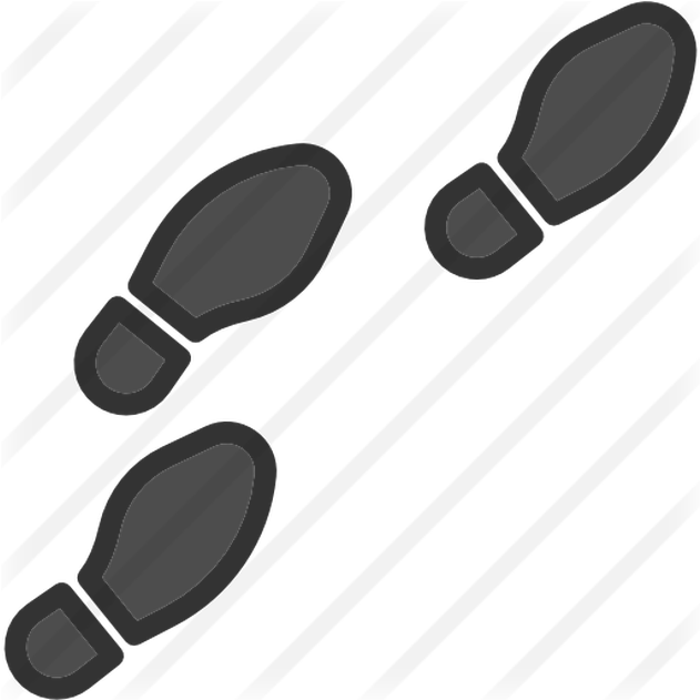 Square Shoes Footprints Fingerprint Footprint Icon - Illustration (1200x630), Png Download