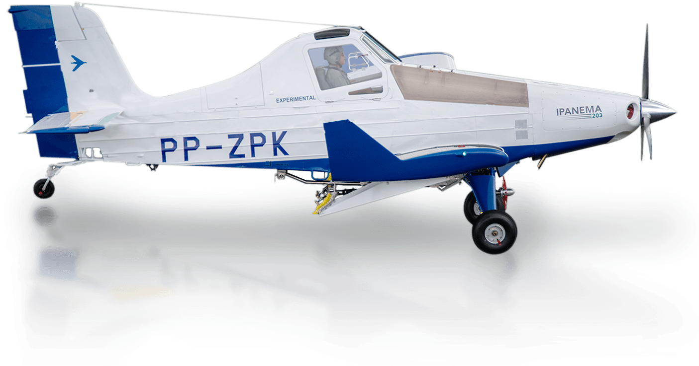 Ipanema 203 - Aviao Agricola Png (1404x863), Png Download