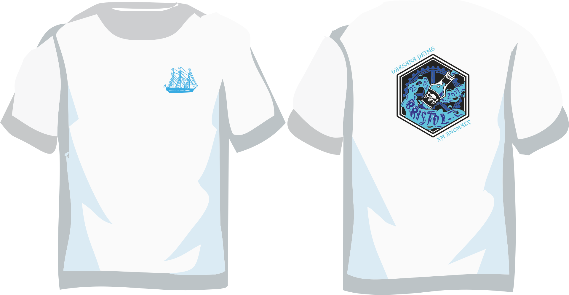 Ladies Cut Bristol T-shirt With Ign - Ropa Corporativa Png (1920x995), Png Download