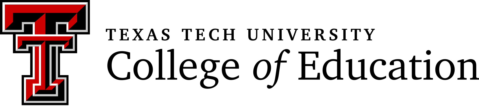 Open - Texas Tech College Of Architecture Logo (2000x443), Png Download