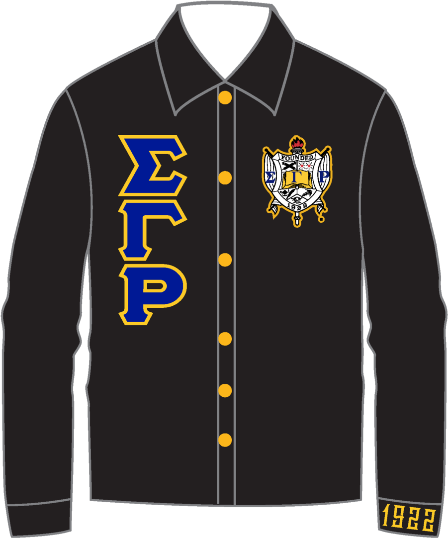 Sigma Gamma Rho Woman Jacket (1000x1219), Png Download