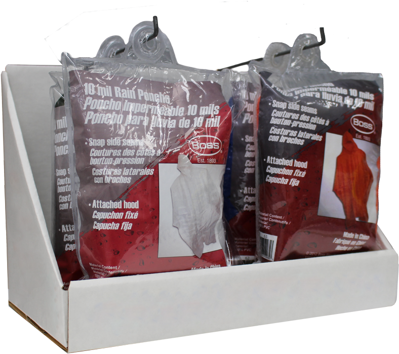 Boss® Sb4 Poncho Display - Flyer (910x753), Png Download