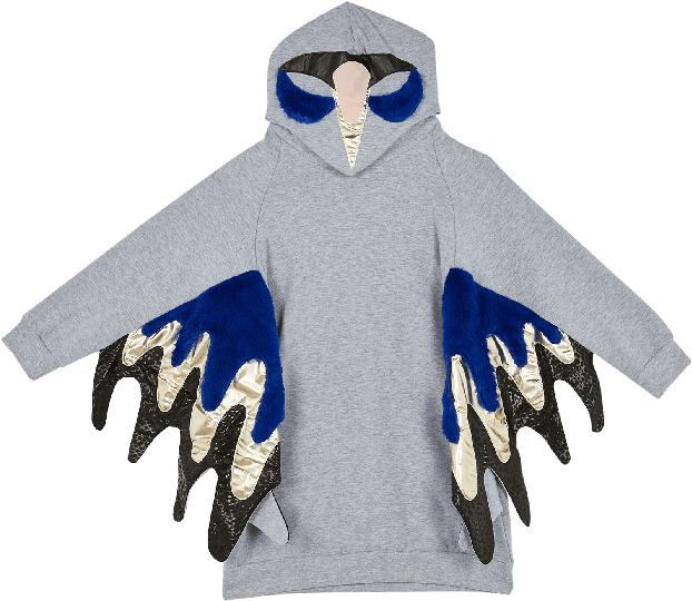 Gray Eagle Poncho - Hoodie (700x700), Png Download