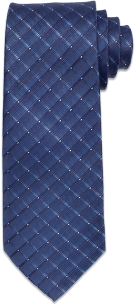Blue Texture Silk Tie - Plaid (600x600), Png Download