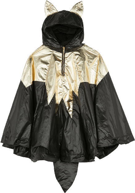 Black Fox Poncho - Cape (700x700), Png Download