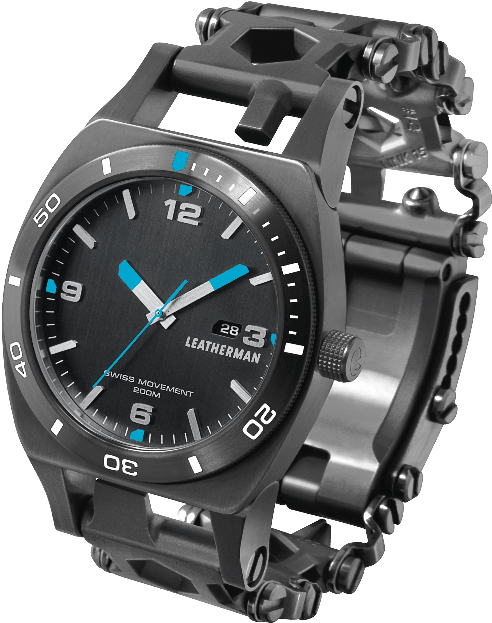 Leatherman Tread Tempo Multi-tool Watch In Black, 30 - Leatherman Tread Multitool Tempo (1000x1000), Png Download