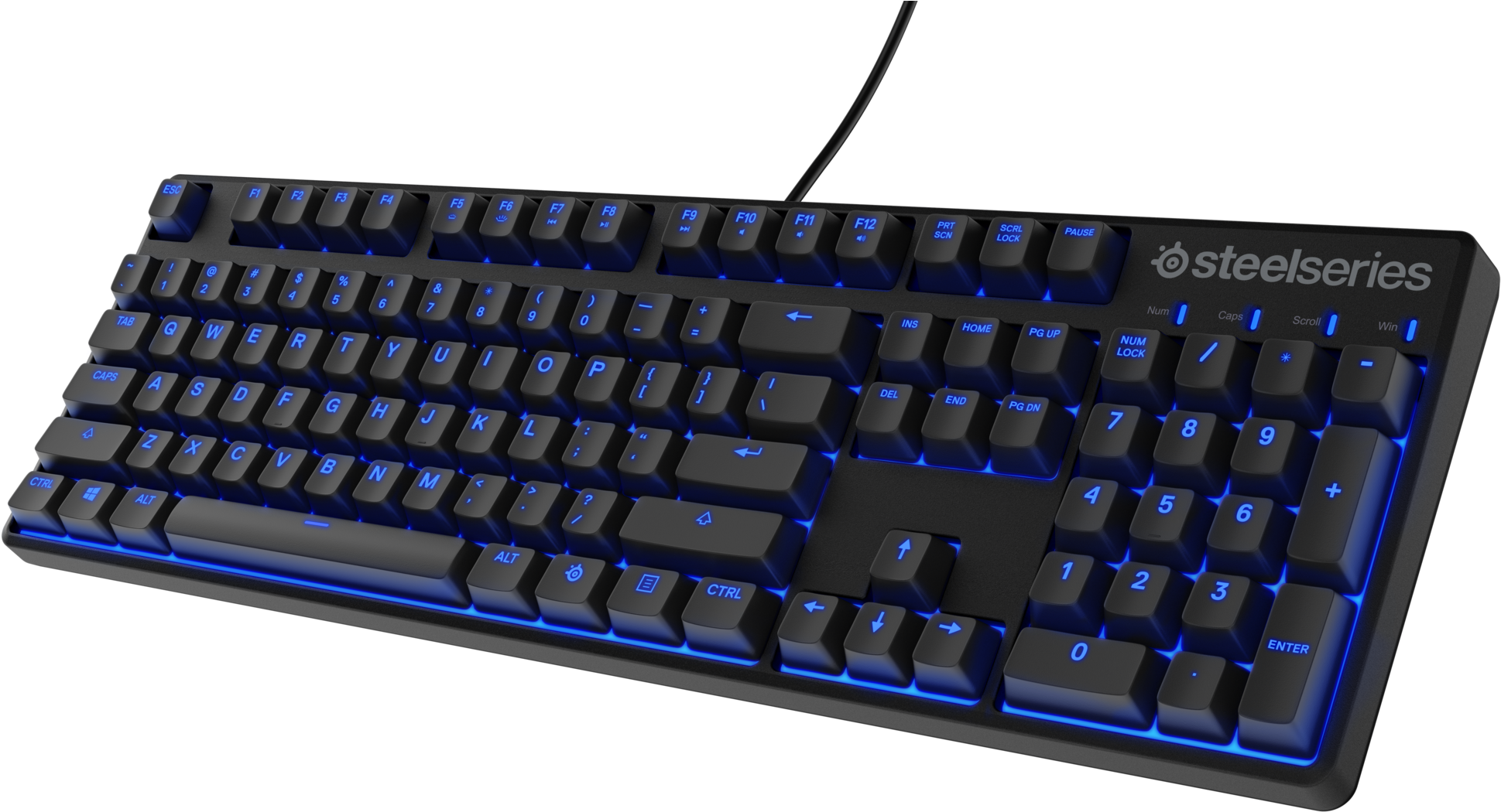 Keyboard Steelseries Apex 100 (1000x575), Png Download