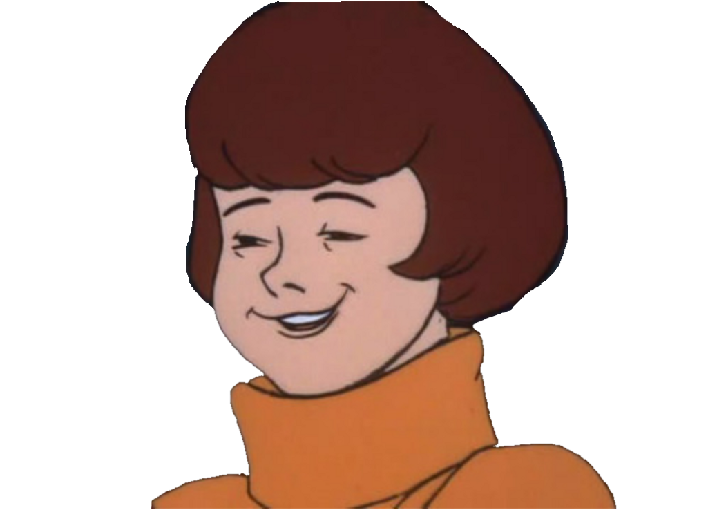 Meme Velma Scoobydoo Funny Girl Freetoedit - Scooby Doo Velma Meme (1024x863), Png Download