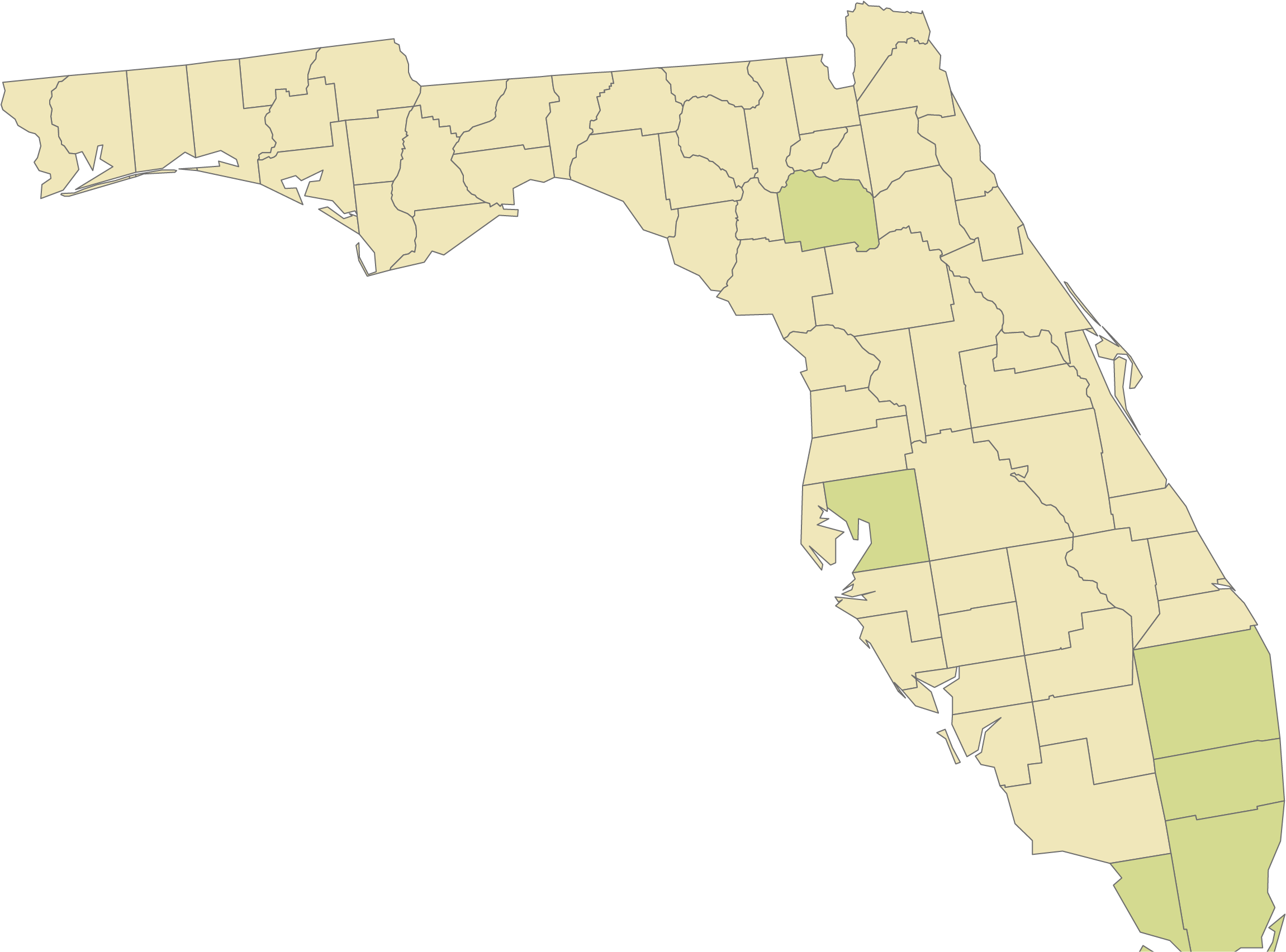 Legend - State - Vote In Florida (2550x3300), Png Download