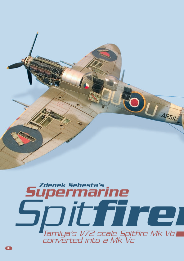 Air1 Mk Vc Spitfire - Model Aircraft (960x1209), Png Download