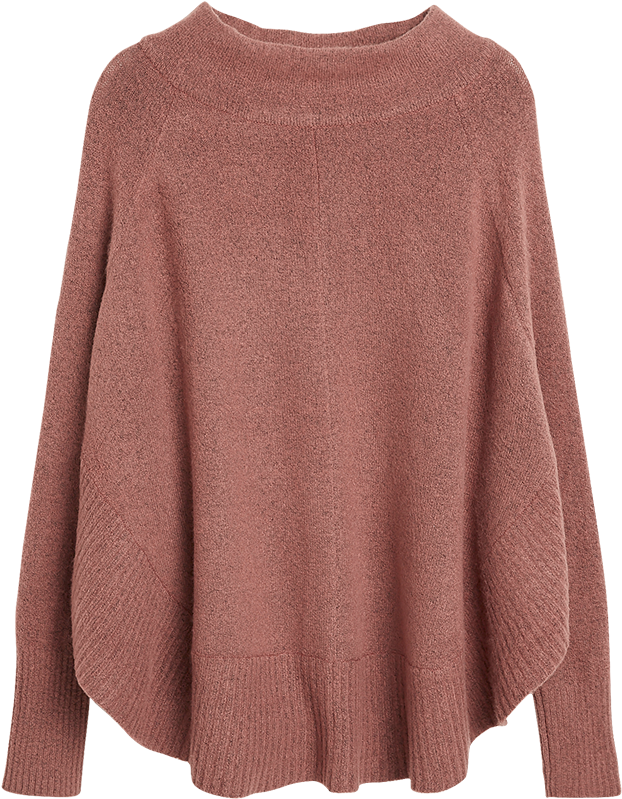 Knitted Poncho Sweater 8,95€ 29,95€ - Woolen (888x888), Png Download