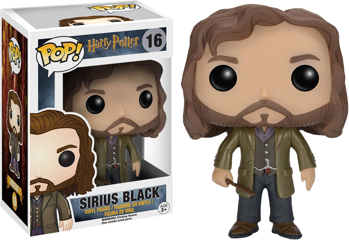Sirius Black Pop Vinyl Figure (1157x796), Png Download