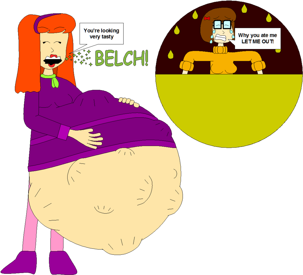 S Sh T Chan Says Thread Ss - Daphne And Velma Fat (1024x931), Png Download