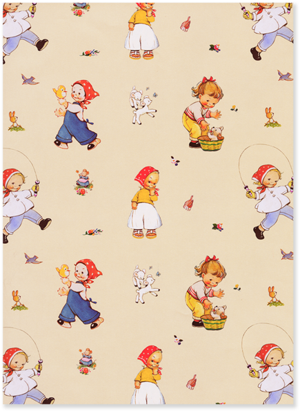 Soft Lemon Wrapping Paper - Cartoon (553x600), Png Download