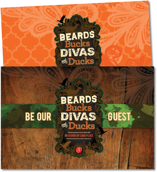 American Heart Association Gala Event Featured A Duck - Graphic Design (612x792), Png Download