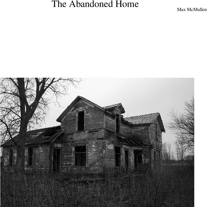 Print - Abandoned Homes (850x1100), Png Download