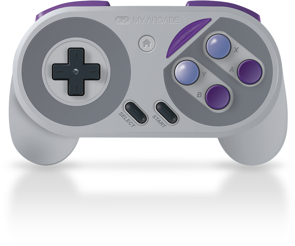 Super Gamepad For Snes Classic Edition Front View - Snes Classic Wireless Controller (1000x1000), Png Download