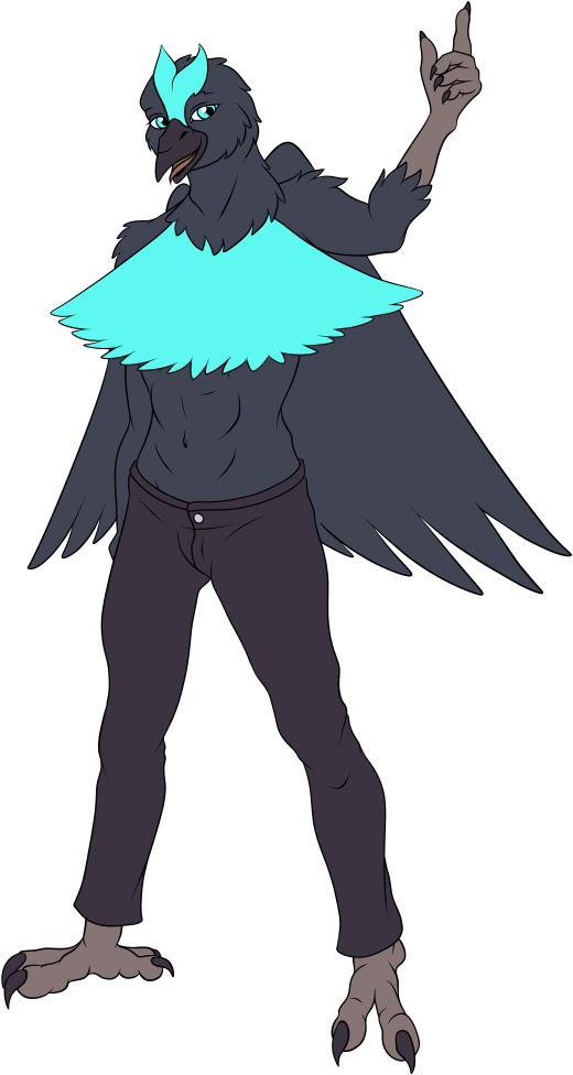 Superb Bird Of Paradise Commission - Illustration (708x1003), Png Download