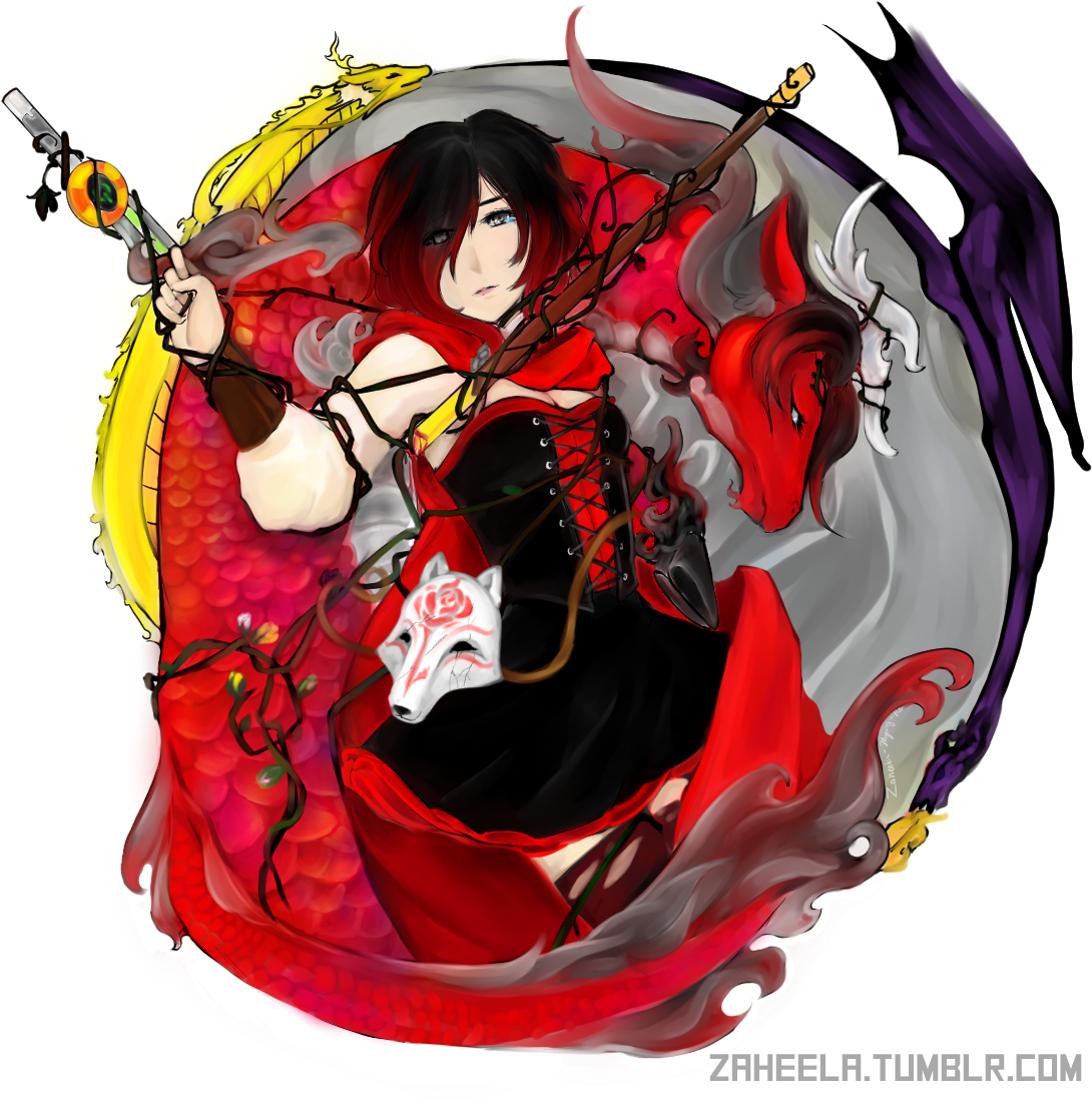 Fan Artregrets - Ruby - Illustration (1180x1202), Png Download