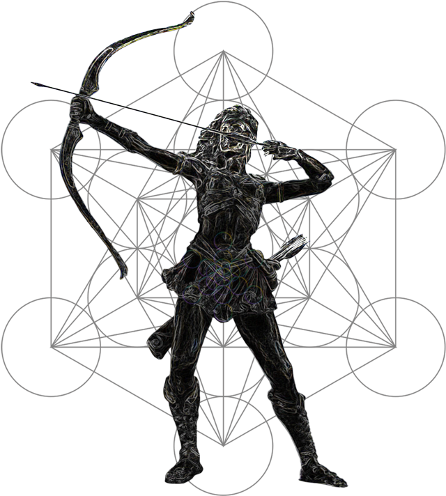 Artemis 1500×1200 Vrysm Rtsd Hgr Geo 100 Percent Wshdw - Sketch (1500x1200), Png Download