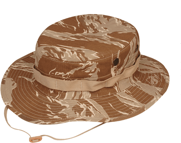 These Copyrighted Tiger Stripe - Rothco Tiger Stripe Boonie Hat Black (675x535), Png Download