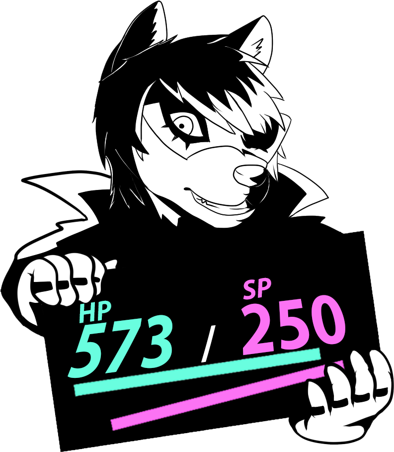 Fursona 5 Icon Battle Wind [commission] - Cartoon (1000x1000), Png Download