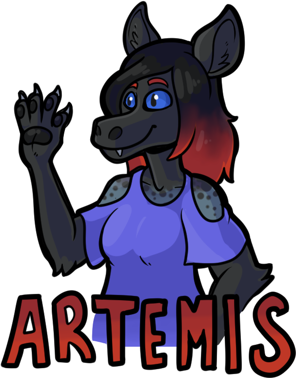 Artemis Badge - Cartoon (650x818), Png Download