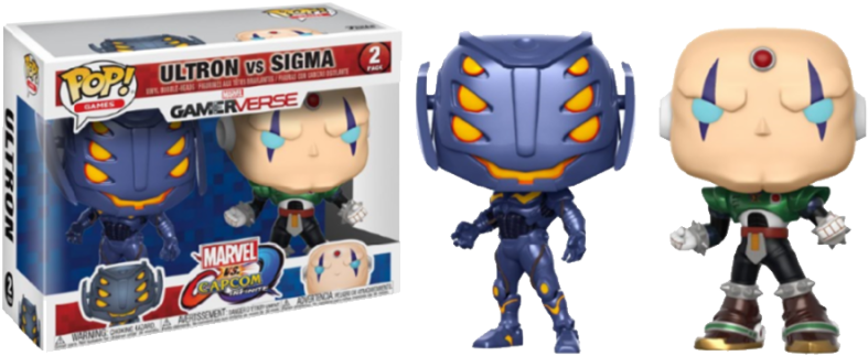 Marvel Vs Capcom - Ultron Vs Sigma Funko (800x800), Png Download
