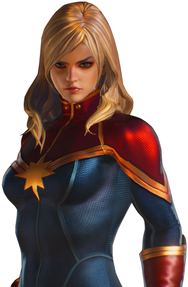 Marvel Vs Capcom Captain Marvel Heroes Images Gallery - Costume (1024x576), Png Download