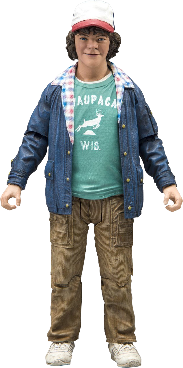 Dustin Stranger Things Png - Stranger Things Mcfarlane Figures (634x1271), Png Download