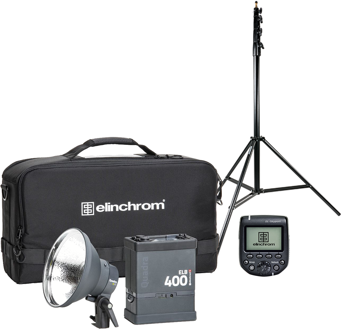 Elinchrom Elb 400 Lighting Kits - Elinchrom Elb 400 Hi-sync To Go Kit (1447x1360), Png Download