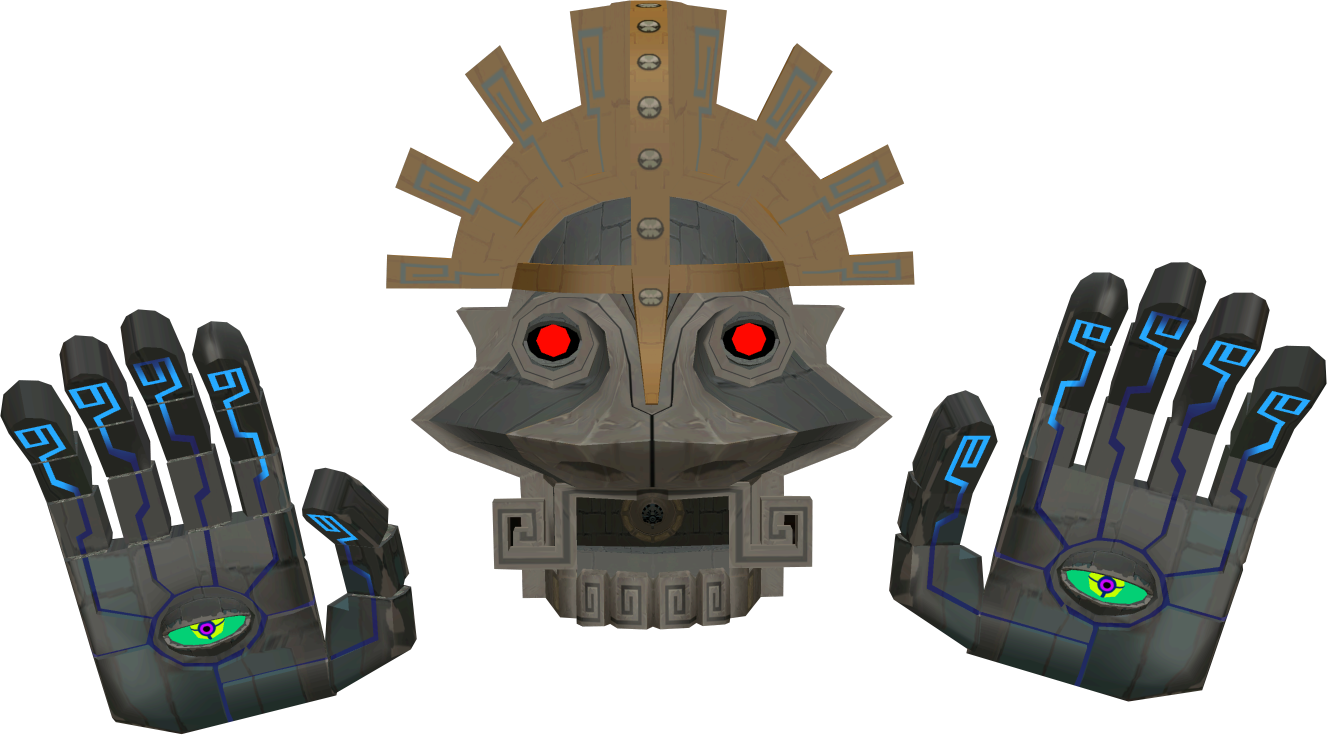 Gohdan Ingame 3d Model From Zelda Wind Waker - Zelda Wind Waker Hand Boss (1327x735), Png Download