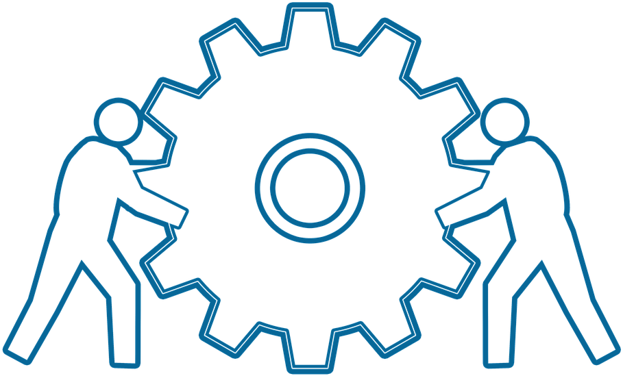 Teamwork, Team, Gear, Gears, Drive, Personal, Group - Gear Outline (960x640), Png Download